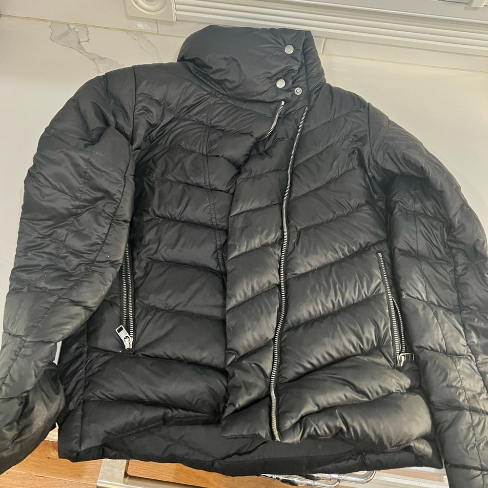 Women’s down puffer patagonia black jacket small